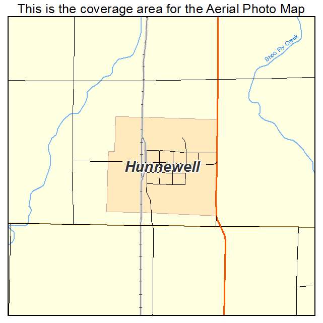 Hunnewell, KS location map 