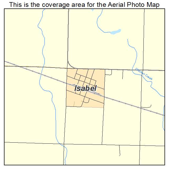 Isabel, KS location map 