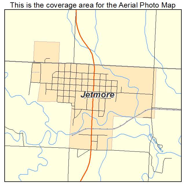 Jetmore, KS location map 