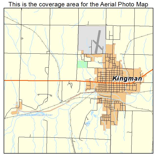 Kingman, KS location map 