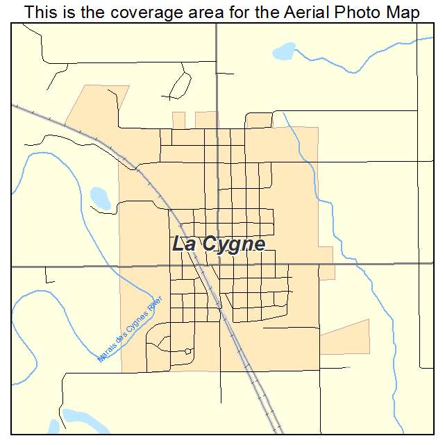 La Cygne, KS location map 