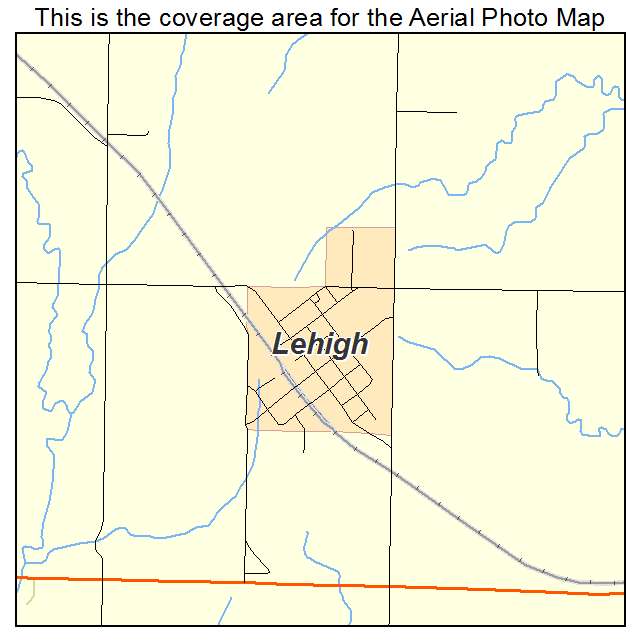 Lehigh, KS location map 