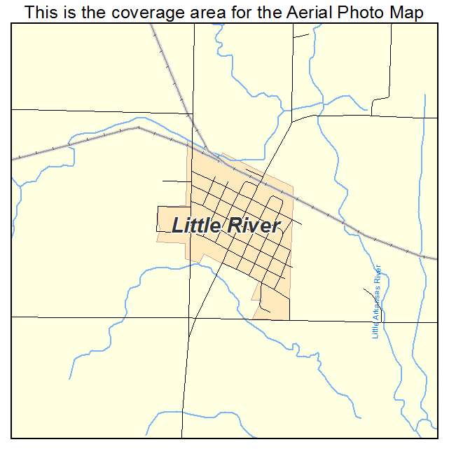 Little River, KS location map 