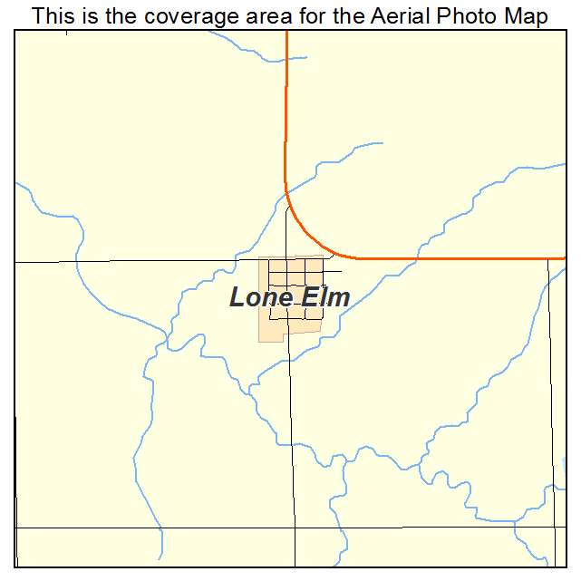 Lone Elm, KS location map 