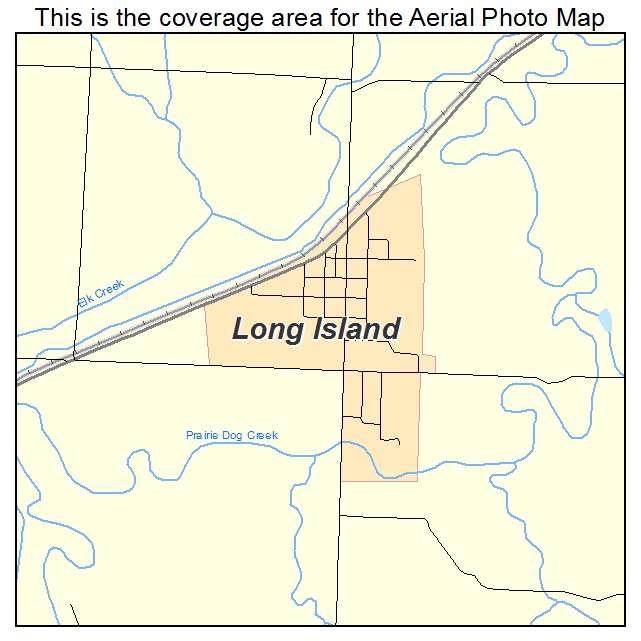 Long Island, KS location map 
