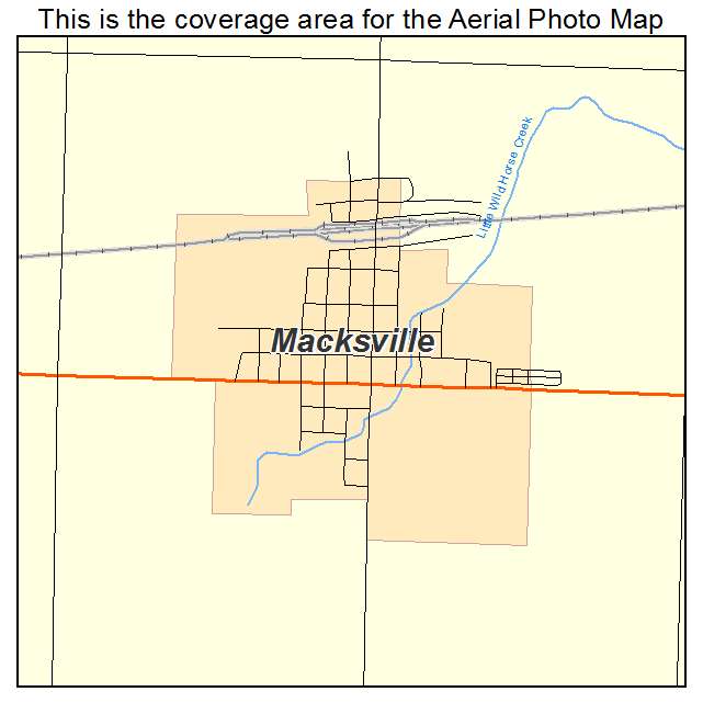 Macksville, KS location map 