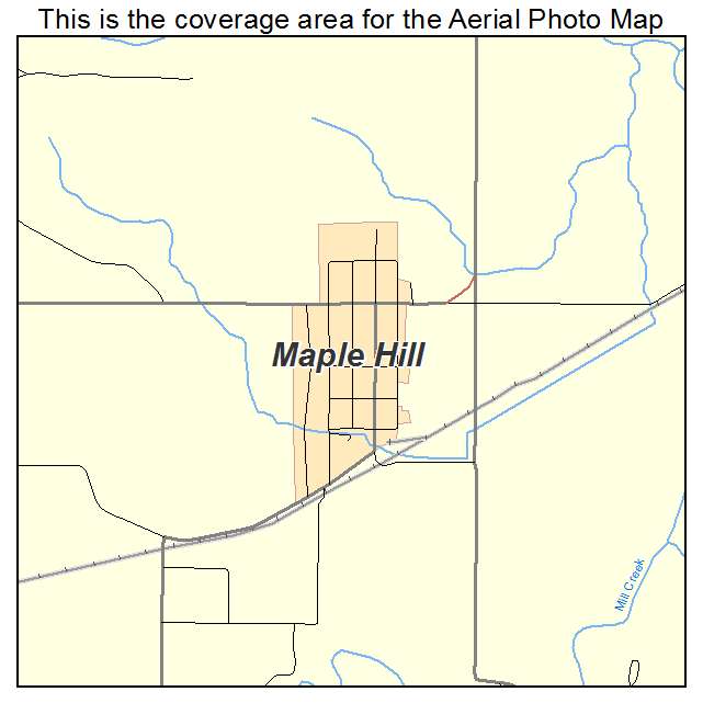 Maple Hill, KS location map 