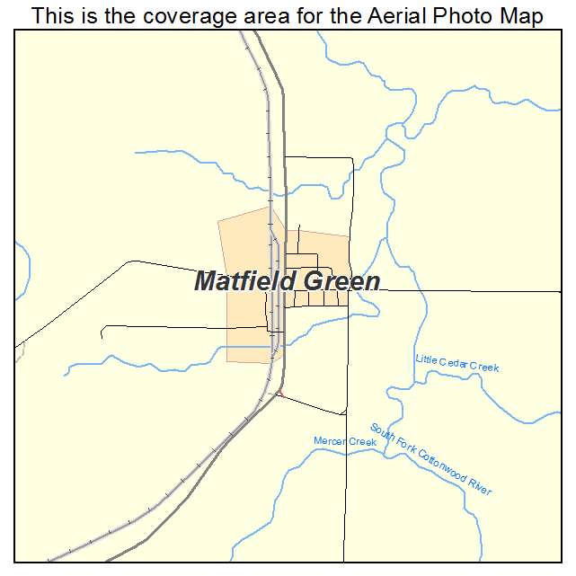 Matfield Green, KS location map 