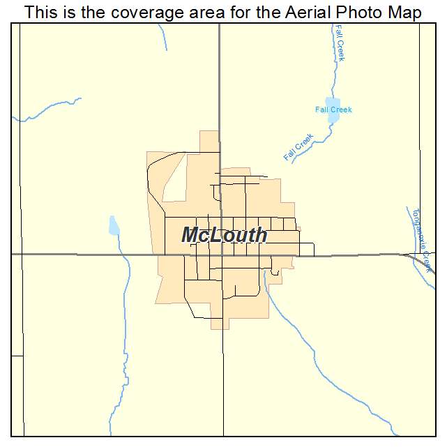McLouth, KS location map 