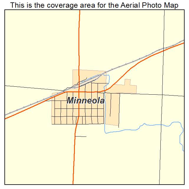Minneola, KS location map 