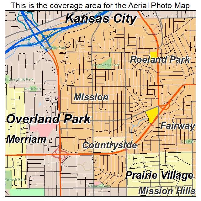 Mission, KS location map 