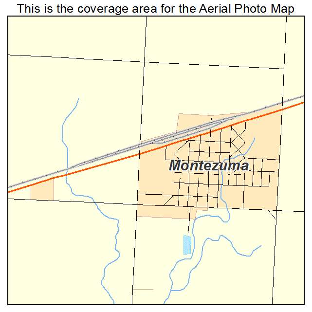 Montezuma, KS location map 