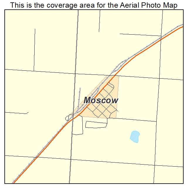 Moscow, KS location map 