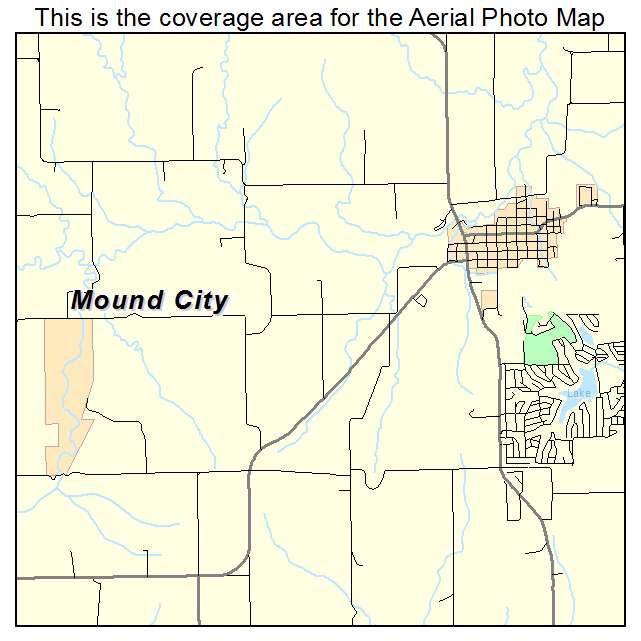 Mound City, KS location map 