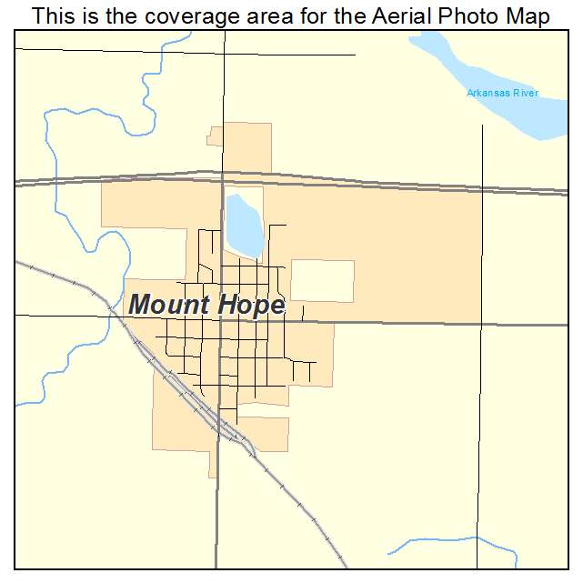 Mount Hope, KS location map 