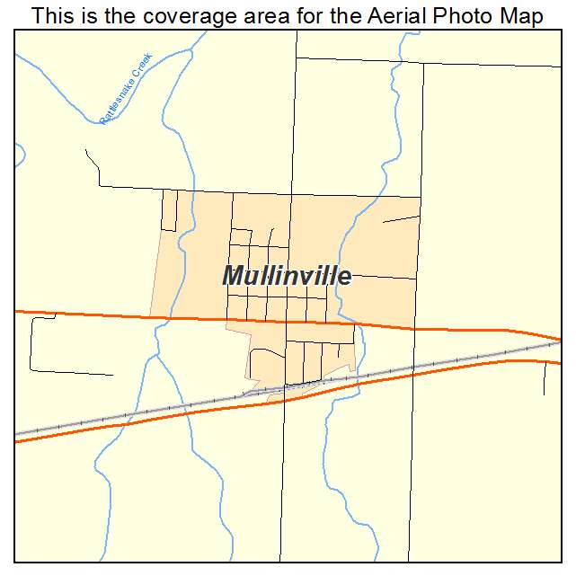 Mullinville, KS location map 