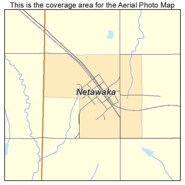 Netawaka, KS location map 