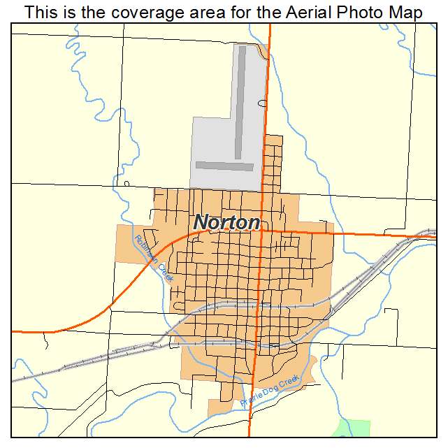 Norton, KS location map 