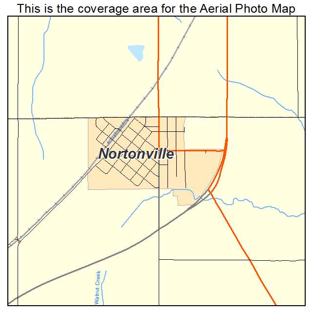 Nortonville, KS location map 