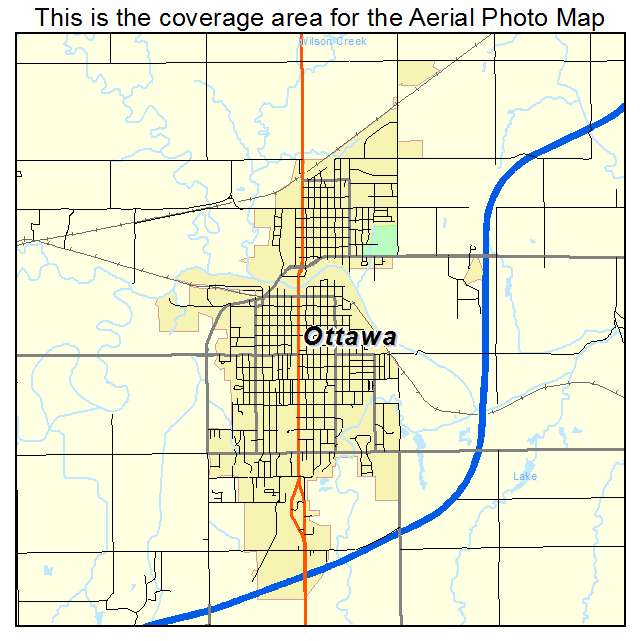 Ottawa, KS location map 