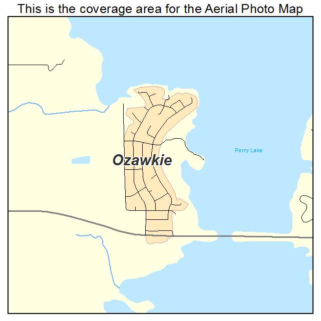 Ozawkie, KS location map 
