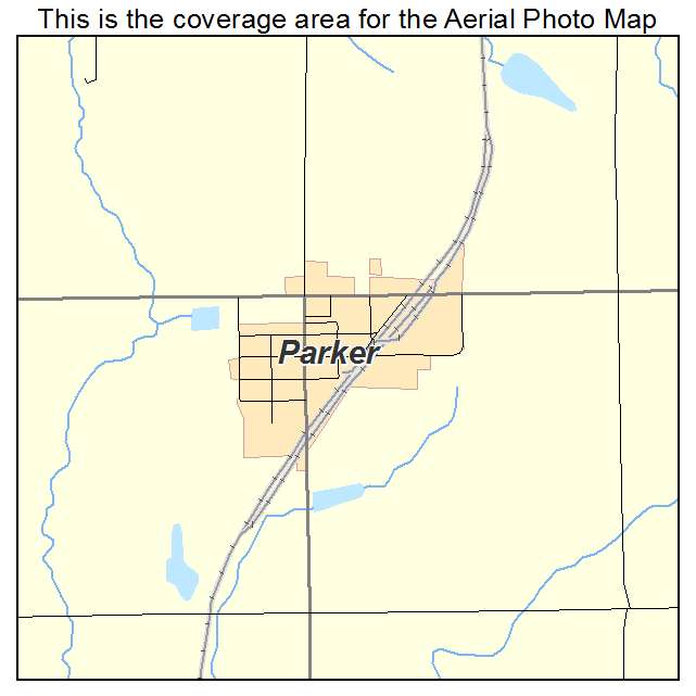 Parker, KS location map 