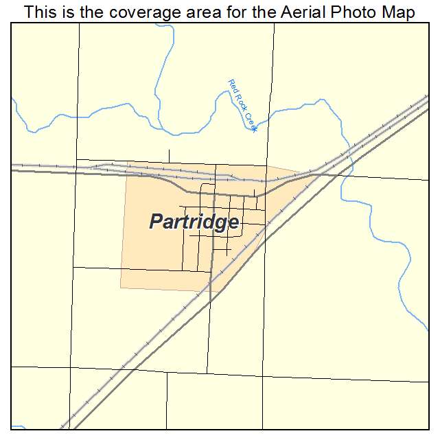 Partridge, KS location map 