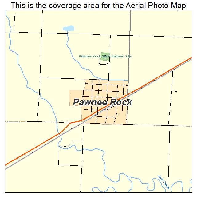 Pawnee Rock, KS location map 
