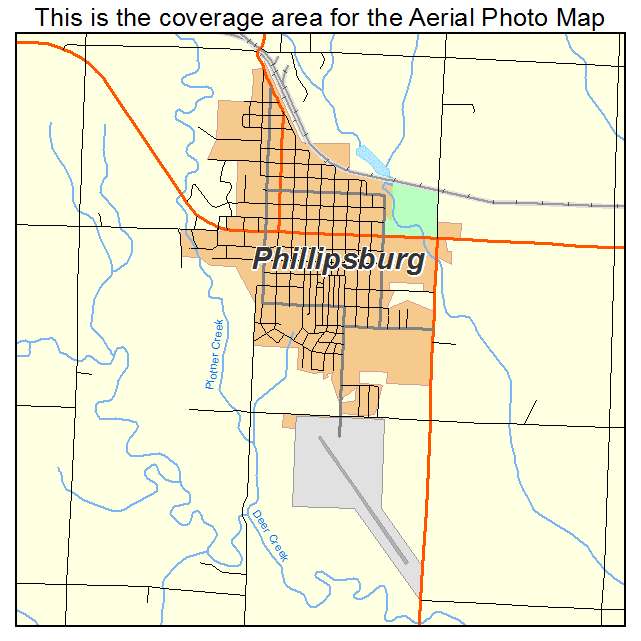 Phillipsburg, KS location map 