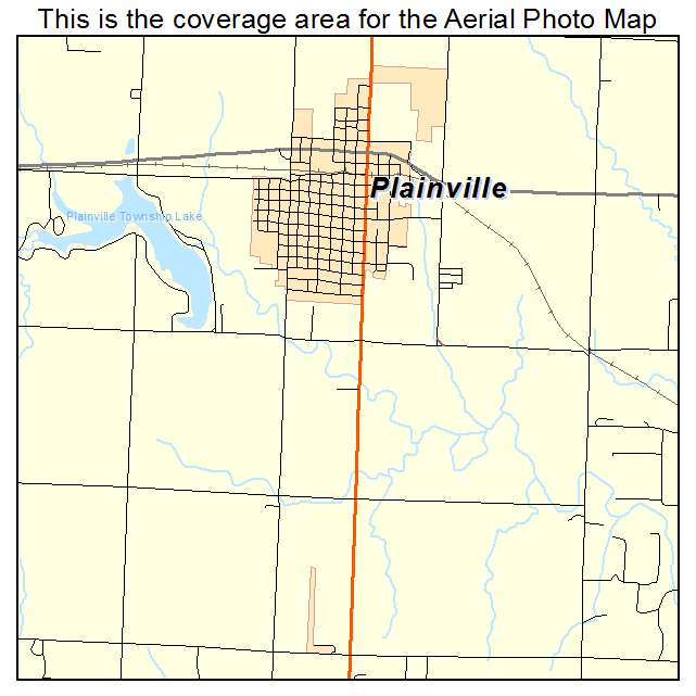 Plainville, KS location map 