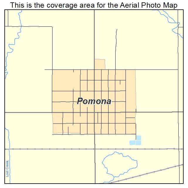 Pomona, KS location map 