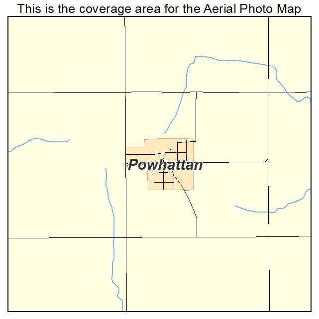 Powhattan, KS location map 