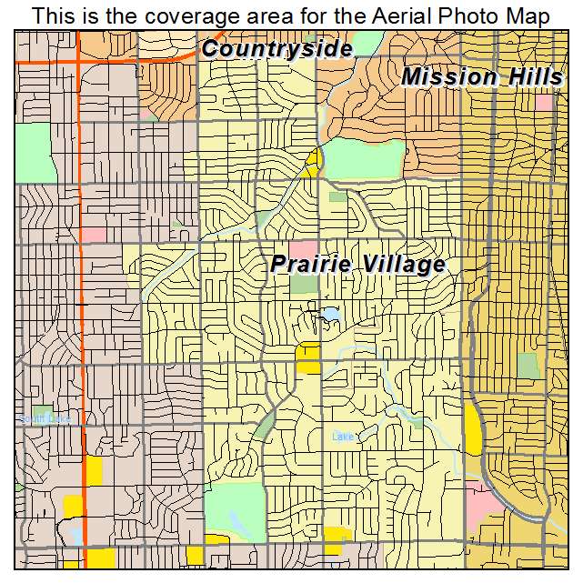 Prairie Village, KS location map 