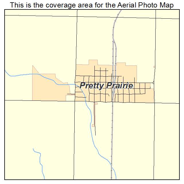 Pretty Prairie, KS location map 