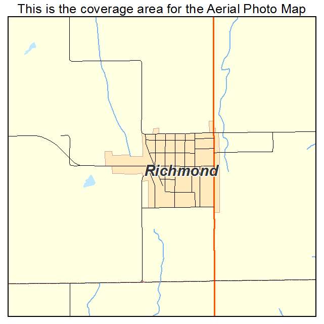 Richmond, KS location map 