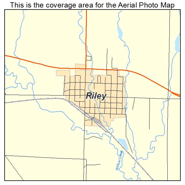 Riley, KS location map 