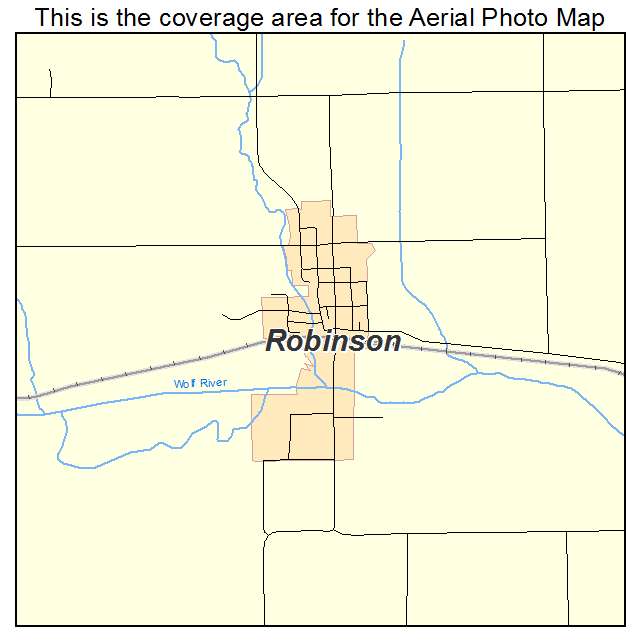 Robinson, KS location map 