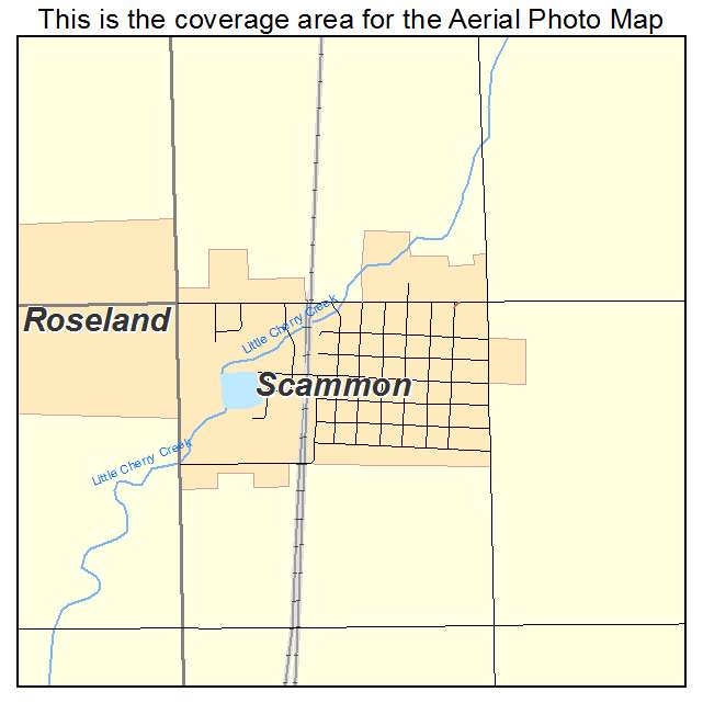 Scammon, KS location map 