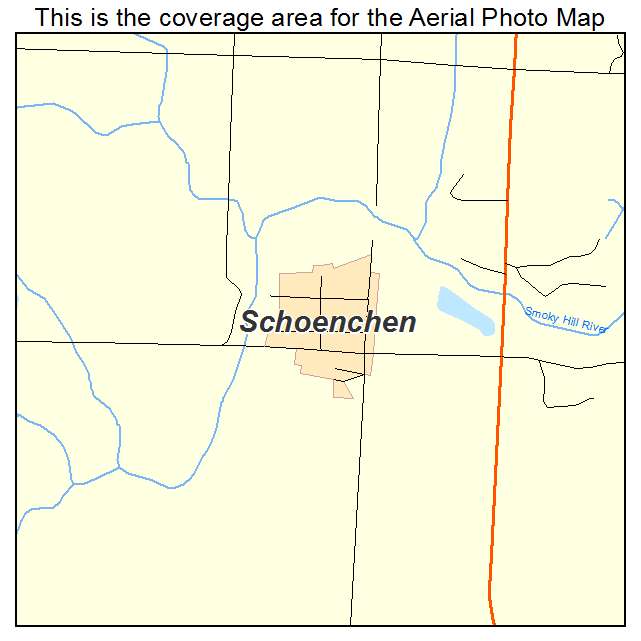 Schoenchen, KS location map 