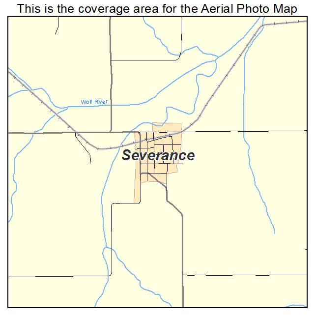 Severance, KS location map 