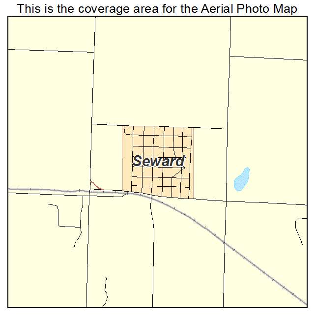 Seward, KS location map 
