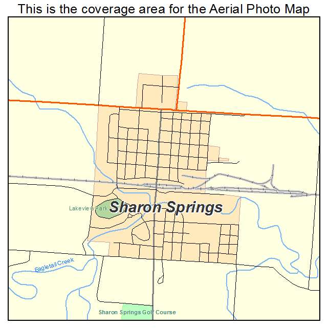Sharon Springs, KS location map 