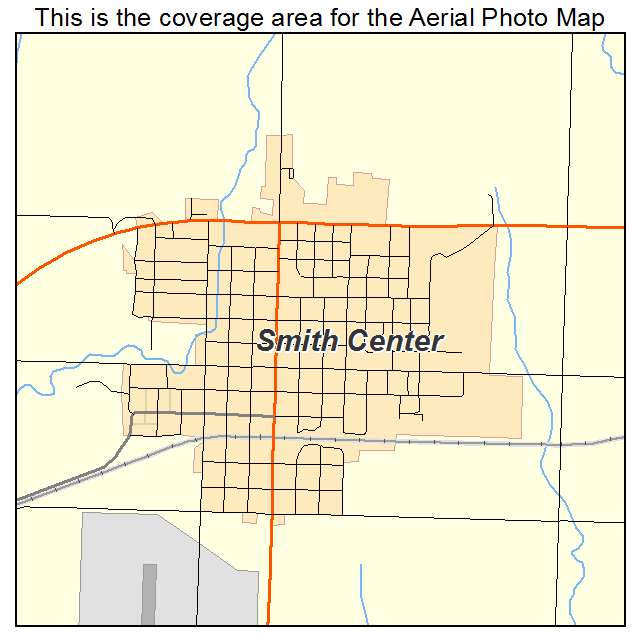 Smith Center, KS location map 