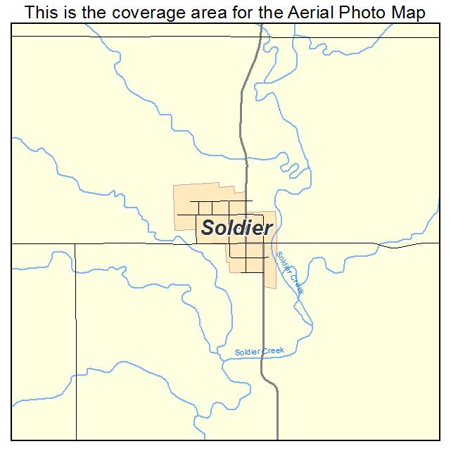 Soldier, KS location map 