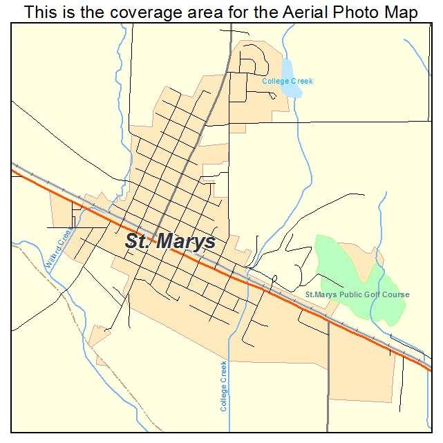 St Marys, KS location map 