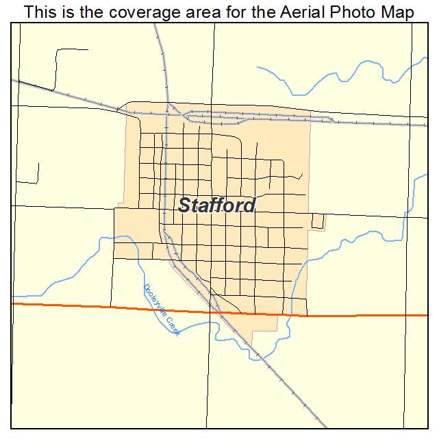 Stafford, KS location map 