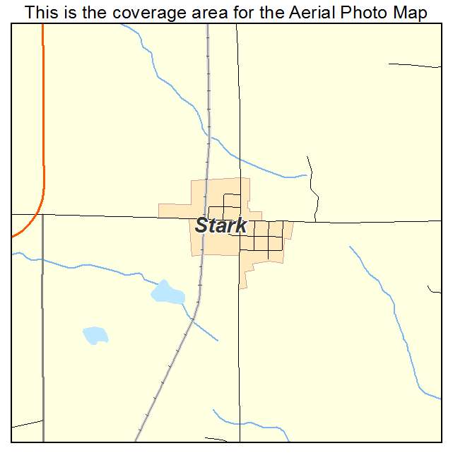 Stark, KS location map 