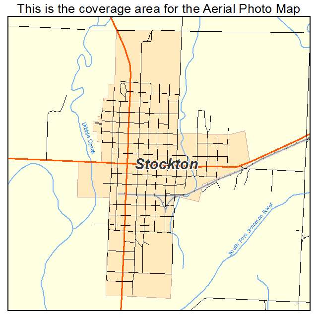 Stockton, KS location map 