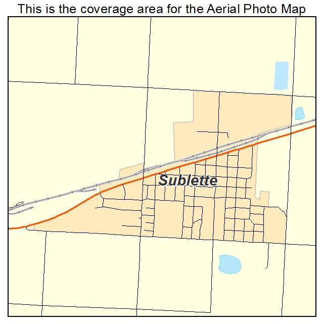 Sublette, KS location map 