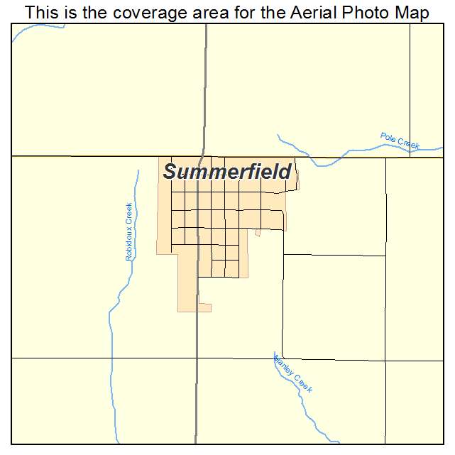 Summerfield, KS location map 